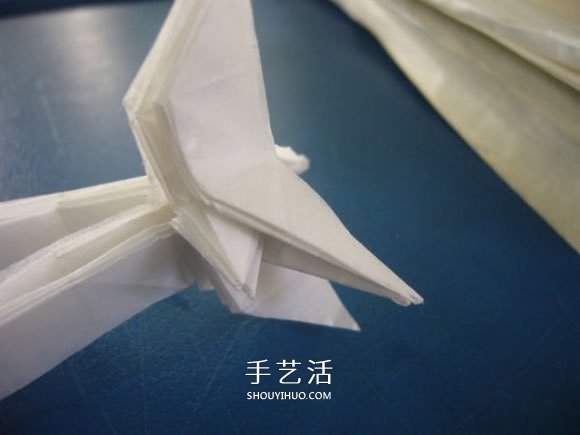 龙头戒指的折纸方法 手工折纸龙头戒图解教程(图22)
