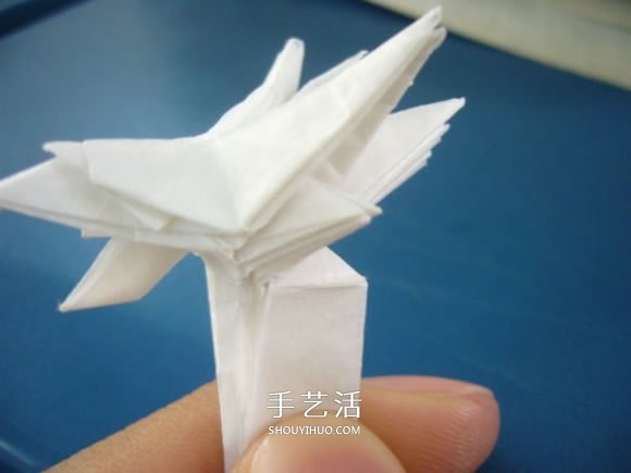龙头戒指的折纸方法 手工折纸龙头戒图解教程(图30)