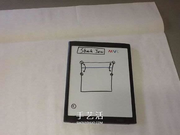 鲨鱼嘴的折纸方法图解 怎么折鲨鱼嘴步骤图(图13)
