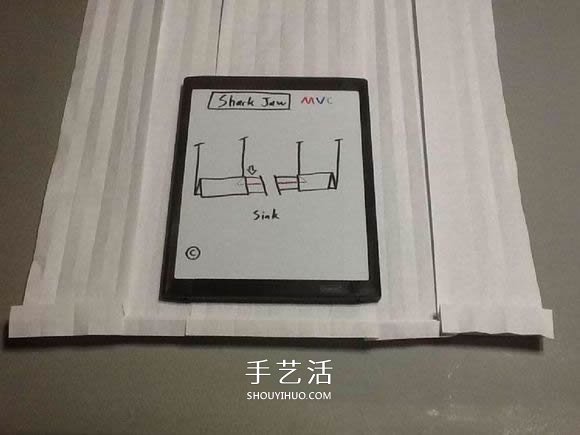 鲨鱼嘴的折纸方法图解 怎么折鲨鱼嘴步骤图(图19)