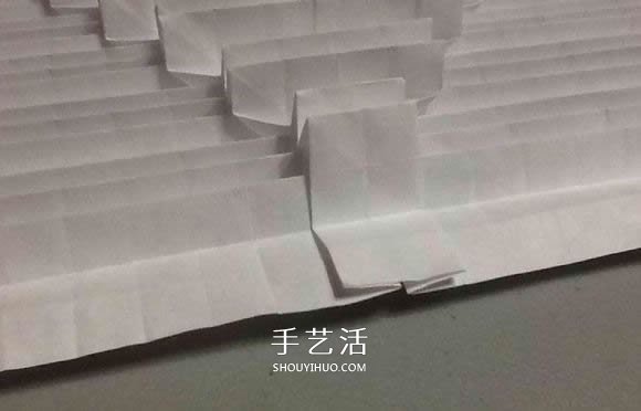 鲨鱼嘴的折纸方法图解 怎么折鲨鱼嘴步骤图(图44)