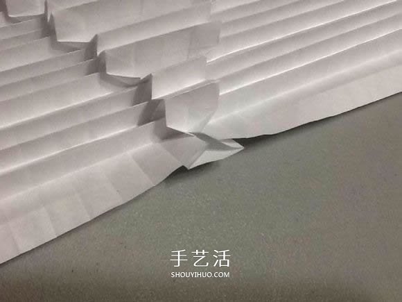 鲨鱼嘴的折纸方法图解 怎么折鲨鱼嘴步骤图(图46)