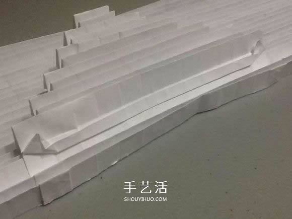鲨鱼嘴的折纸方法图解 怎么折鲨鱼嘴步骤图(图52)