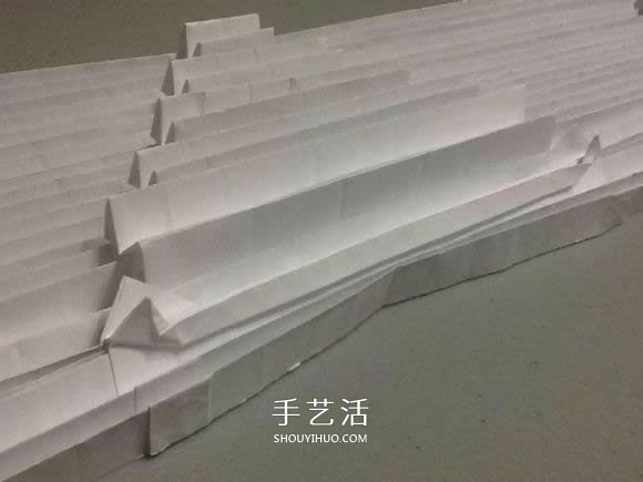 鲨鱼嘴的折纸方法图解 怎么折鲨鱼嘴步骤图(图53)