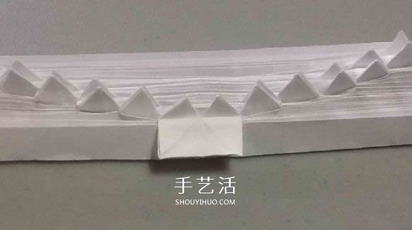 鲨鱼嘴的折纸方法图解 怎么折鲨鱼嘴步骤图(图59)