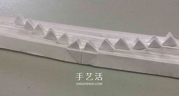 鲨鱼嘴的折纸方法图解 怎么折鲨鱼嘴步骤图(图61)
