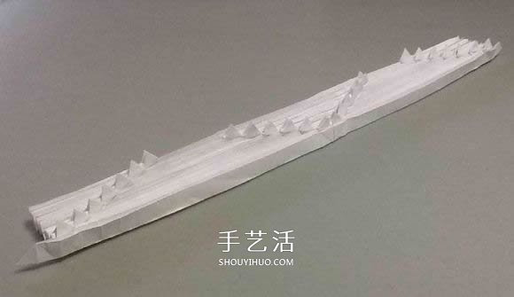 鲨鱼嘴的折纸方法图解 怎么折鲨鱼嘴步骤图(图63)