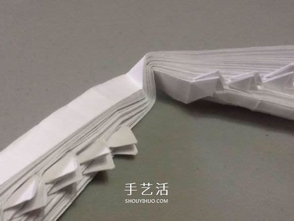 鲨鱼嘴的折纸方法图解 怎么折鲨鱼嘴步骤图(图65)