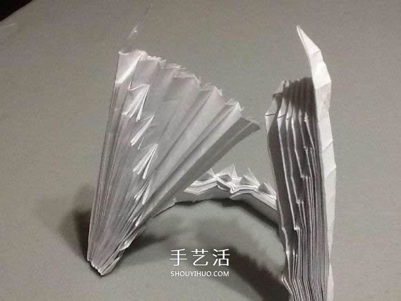 鲨鱼嘴的折纸方法图解 怎么折鲨鱼嘴步骤图(图76)