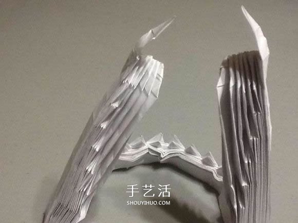 鲨鱼嘴的折纸方法图解 怎么折鲨鱼嘴步骤图(图77)
