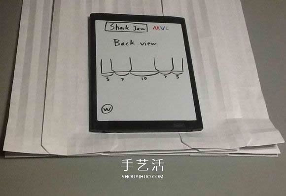 鲨鱼嘴的折纸方法图解 怎么折鲨鱼嘴步骤图(图32)