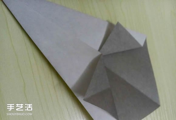 折纸折叠小刀的折法 手工折可折叠弹簧刀图解(图7)