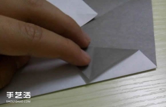 折纸折叠小刀的折法 手工折可折叠弹簧刀图解(图6)