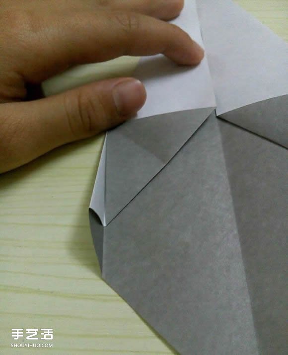 折纸折叠小刀的折法 手工折可折叠弹簧刀图解(图8)