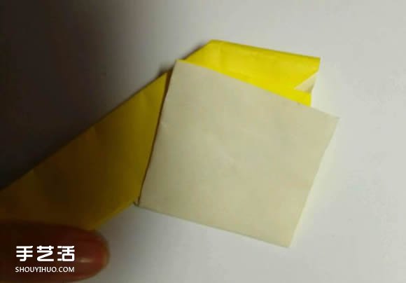 折纸元宵的折法图解教程 包括盛元宵的勺子(图11)