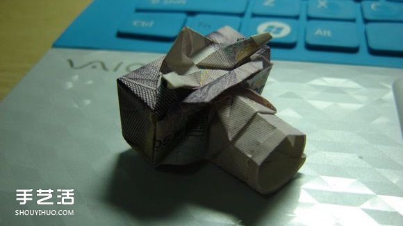 纸币折纸照相机图解 美金折相机的折法详解(图2)