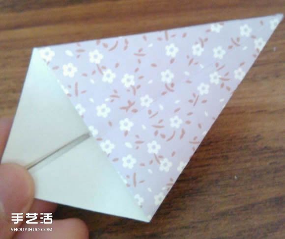 DIY油纸伞制作教程 迷你油纸伞的折叠图解(图4)