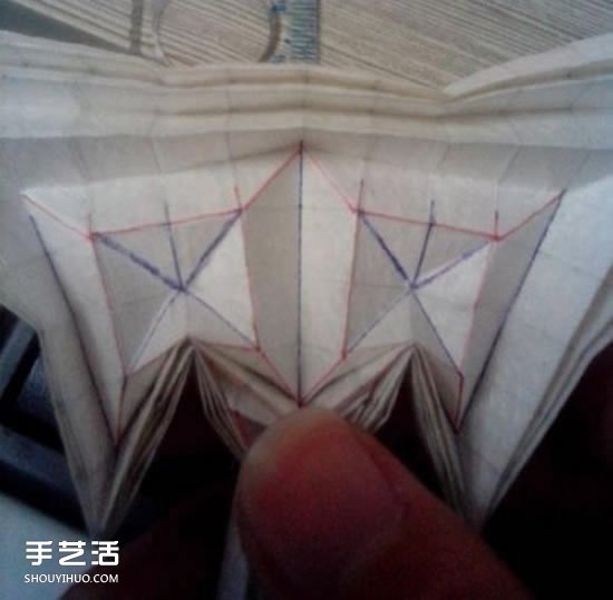 美丽天使的折纸方法 手工折叠立体天使图解(图36)