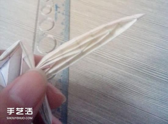美丽天使的折纸方法 手工折叠立体天使图解(图38)