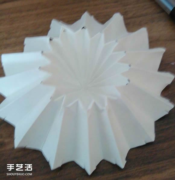 DIY油纸伞制作教程 迷你油纸伞的折叠图解(图14)