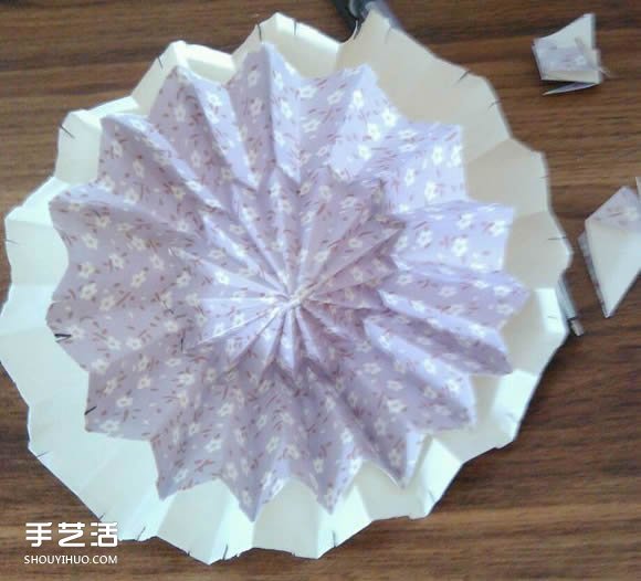 DIY油纸伞制作教程 迷你油纸伞的折叠图解(图15)