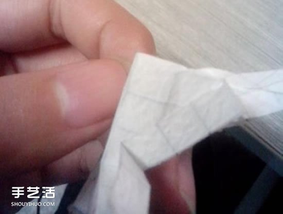美丽天使的折纸方法 手工折叠立体天使图解(图46)