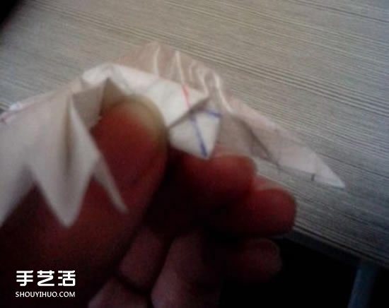 美丽天使的折纸方法 手工折叠立体天使图解(图48)