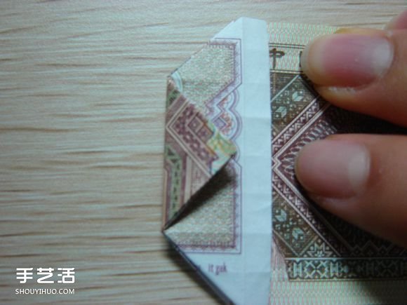 纸币折纸照相机图解 美金折相机的折法详解(图20)