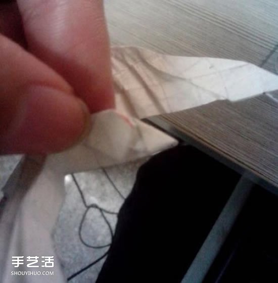美丽天使的折纸方法 手工折叠立体天使图解(图50)