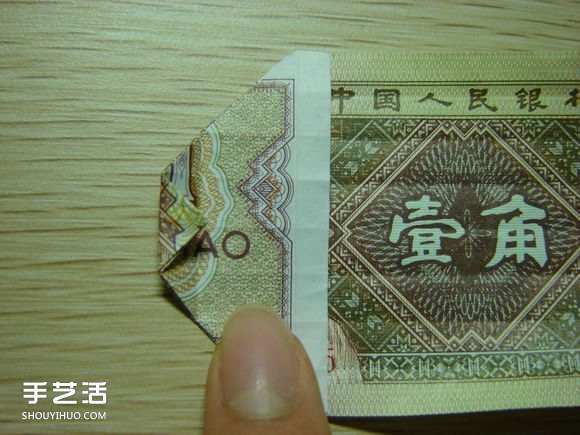 纸币折纸照相机图解 美金折相机的折法详解(图21)