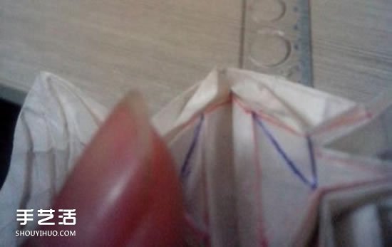 美丽天使的折纸方法 手工折叠立体天使图解(图56)
