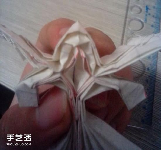 美丽天使的折纸方法 手工折叠立体天使图解(图57)