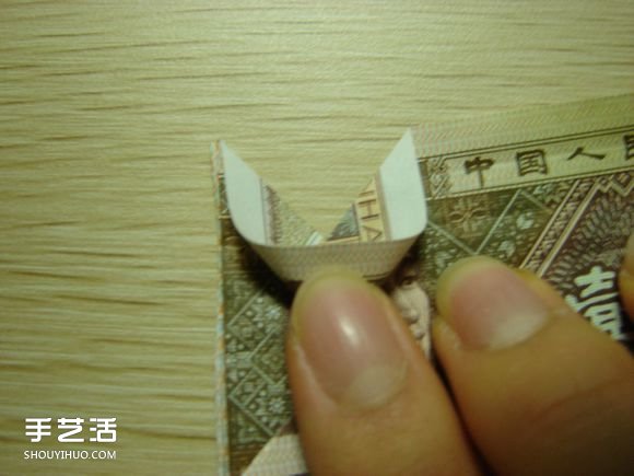 纸币折纸照相机图解 美金折相机的折法详解(图32)