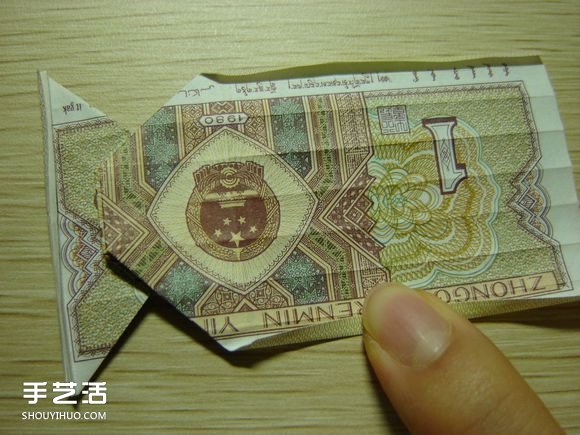 纸币折纸照相机图解 美金折相机的折法详解(图33)