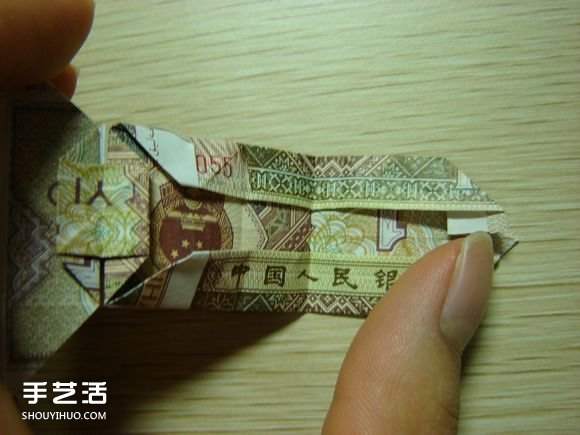 纸币折纸照相机图解 美金折相机的折法详解(图48)