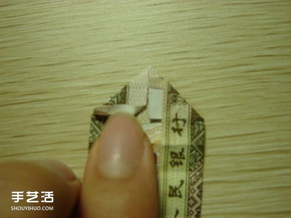 纸币折纸照相机图解 美金折相机的折法详解(图55)