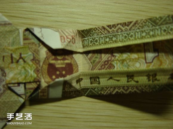纸币折纸照相机图解 美金折相机的折法详解(图46)
