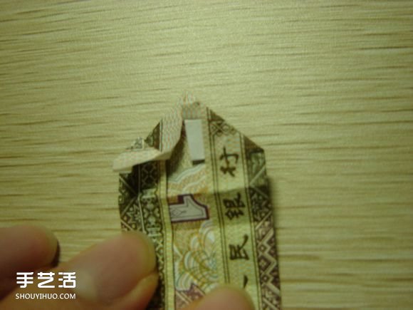 纸币折纸照相机图解 美金折相机的折法详解(图54)