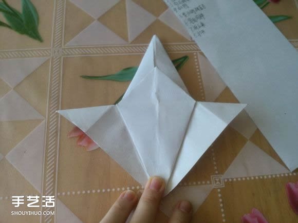 三角钢琴的折纸图解 怎么折立体三角钢琴步骤(图20)