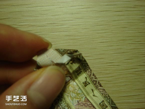 纸币折纸照相机图解 美金折相机的折法详解(图58)