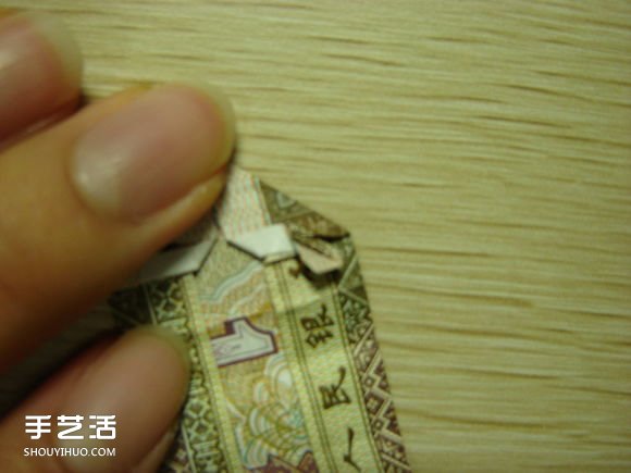 纸币折纸照相机图解 美金折相机的折法详解(图59)
