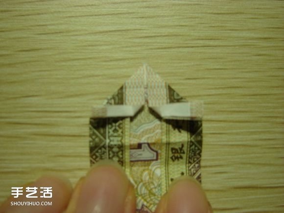纸币折纸照相机图解 美金折相机的折法详解(图56)