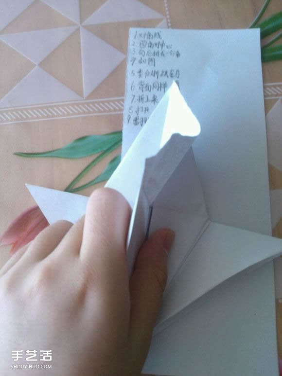 三角钢琴的折纸图解 怎么折立体三角钢琴步骤(图25)