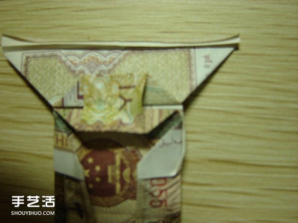 纸币折纸照相机图解 美金折相机的折法详解(图66)