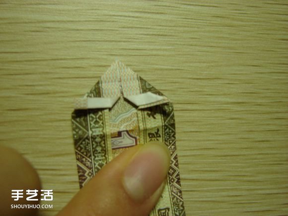 纸币折纸照相机图解 美金折相机的折法详解(图65)