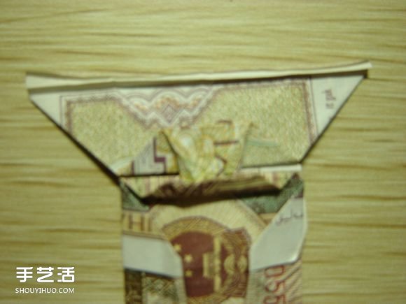 纸币折纸照相机图解 美金折相机的折法详解(图69)