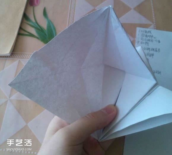 三角钢琴的折纸图解 怎么折立体三角钢琴步骤(图27)