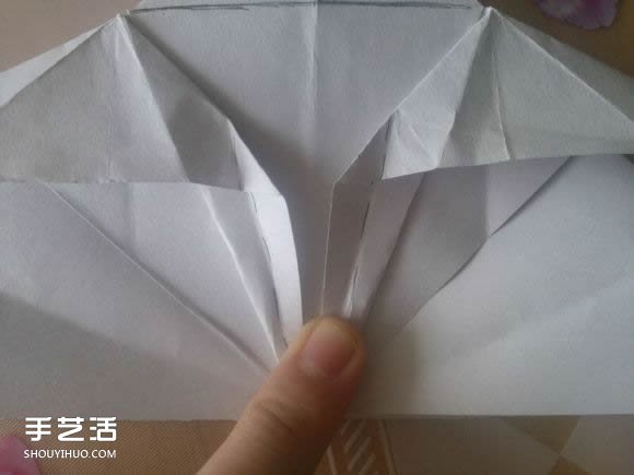 三角钢琴的折纸图解 怎么折立体三角钢琴步骤(图45)