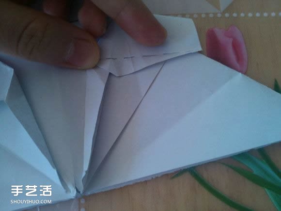 三角钢琴的折纸图解 怎么折立体三角钢琴步骤(图52)