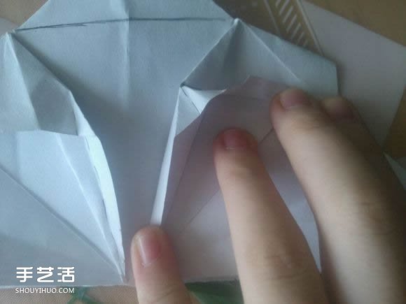 三角钢琴的折纸图解 怎么折立体三角钢琴步骤(图48)